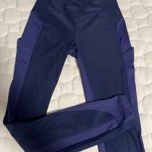Lululemon Athletica Navy Blue Leggings